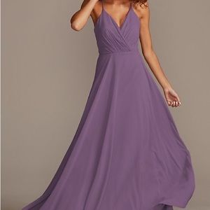Davids Bridal Wisteria Bridesmaid Dress